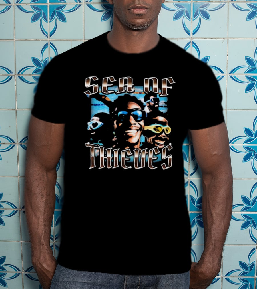 Sea Of Thieves Bruhtees Smiling Faces With Sunglasses T-Shirt