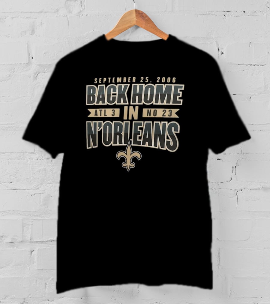 September 25 2006 Back Home In N'Orleans ATL 3 NO 23 Vintage T-Shirt