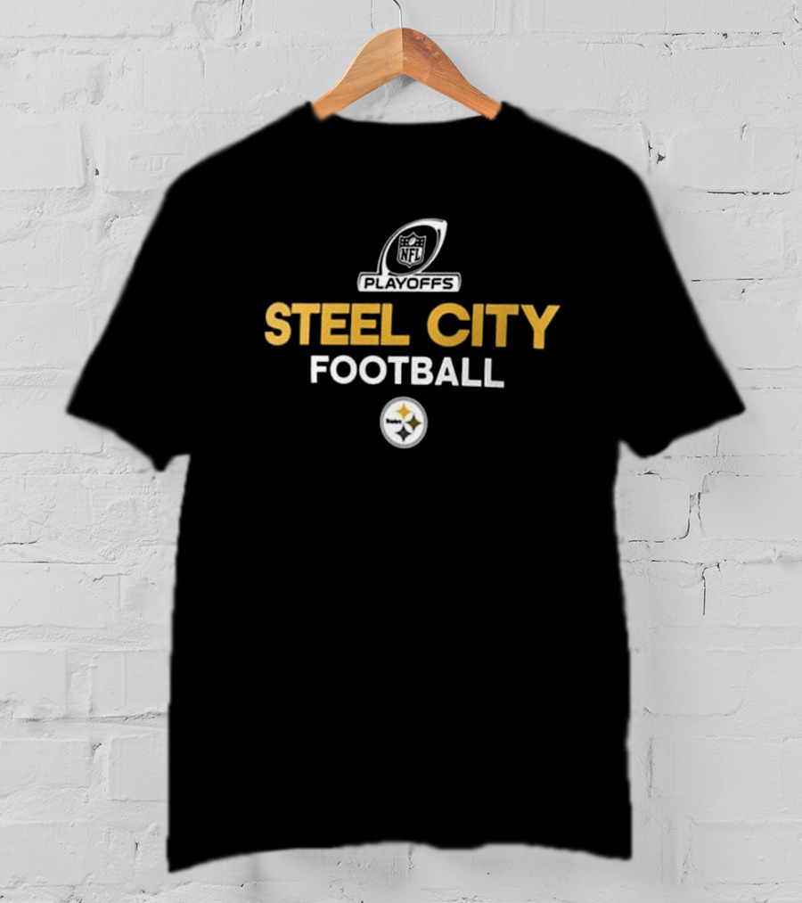 NFL Playoffs Steel City Football Pittsburgh Steelers T-Shirt
