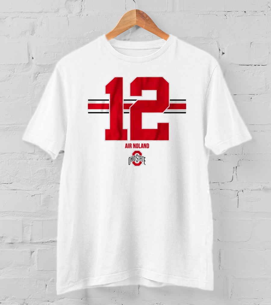 Ohio State Football Air Noland 12 Ohio State T-Shirt