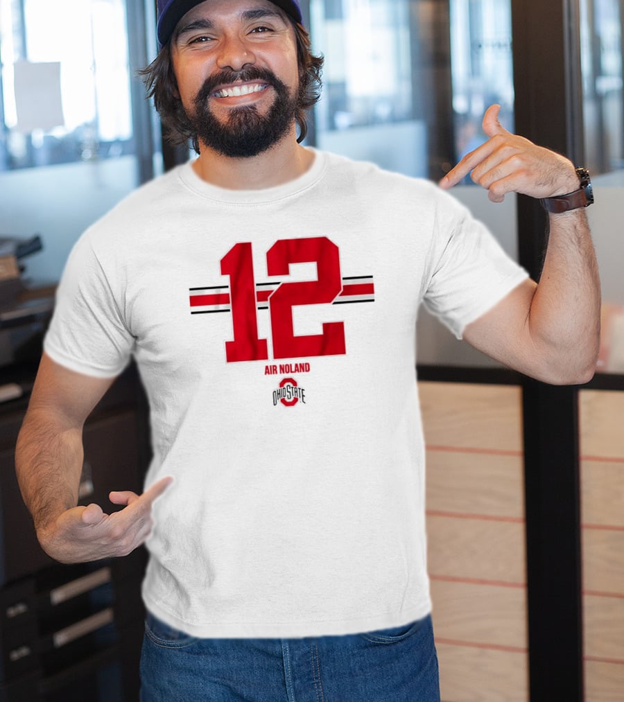 Ohio State Football Air Noland 12 Ohio State T-Shirt