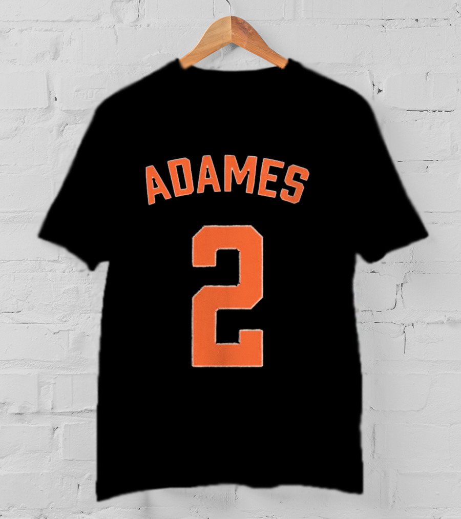 Adames Number 2 San Francisco Giants MLB Baseball 2025 T-Shirt