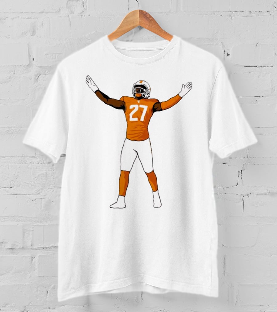 James Pearce Jr #27 Tennessee Volunteers Football Player T-Shirt