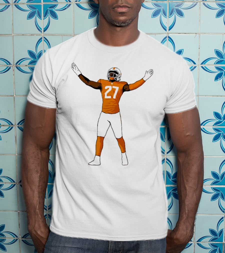 James Pearce Jr #27 Tennessee Volunteers Football Player T-Shirt