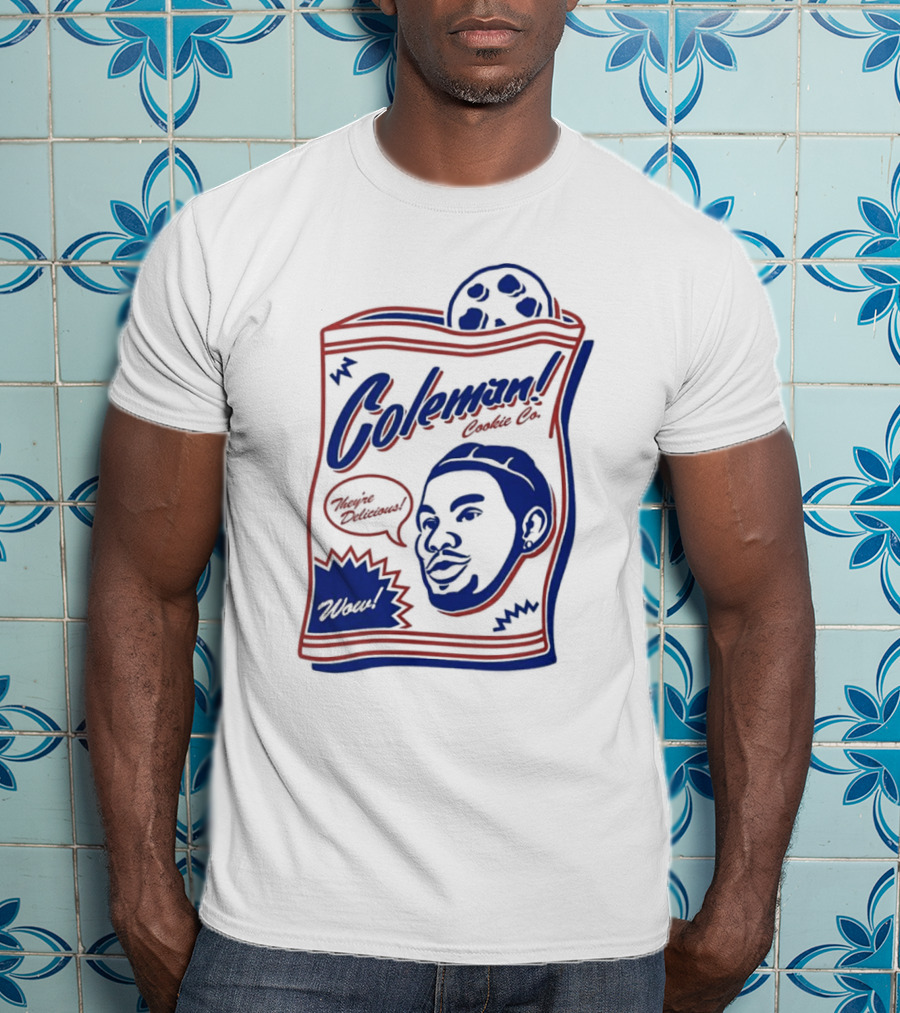 Coleman Cookie Co They're Delicious Wow T-Shirt