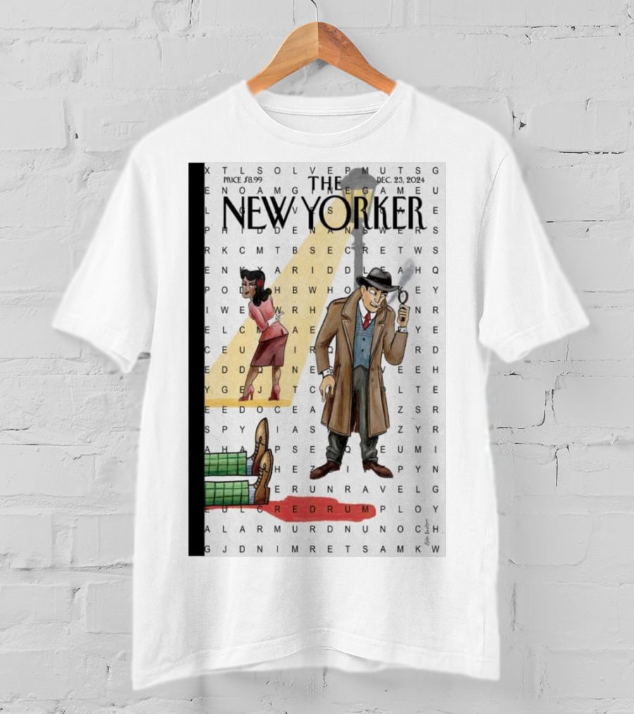 The New Yorker Kate Beaton Murder Mystery Redrum Dec 23 T-Shirt