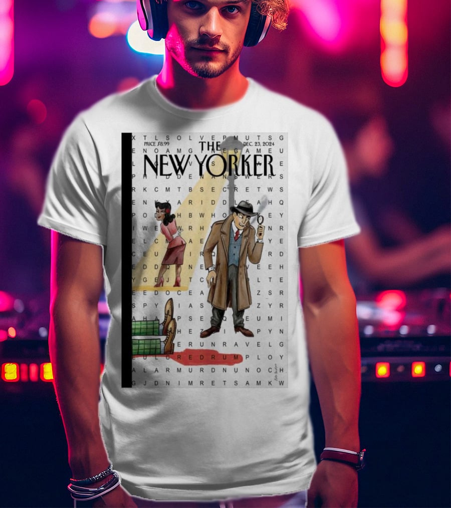 The New Yorker Kate Beaton Murder Mystery Redrum Dec 23 T-Shirt