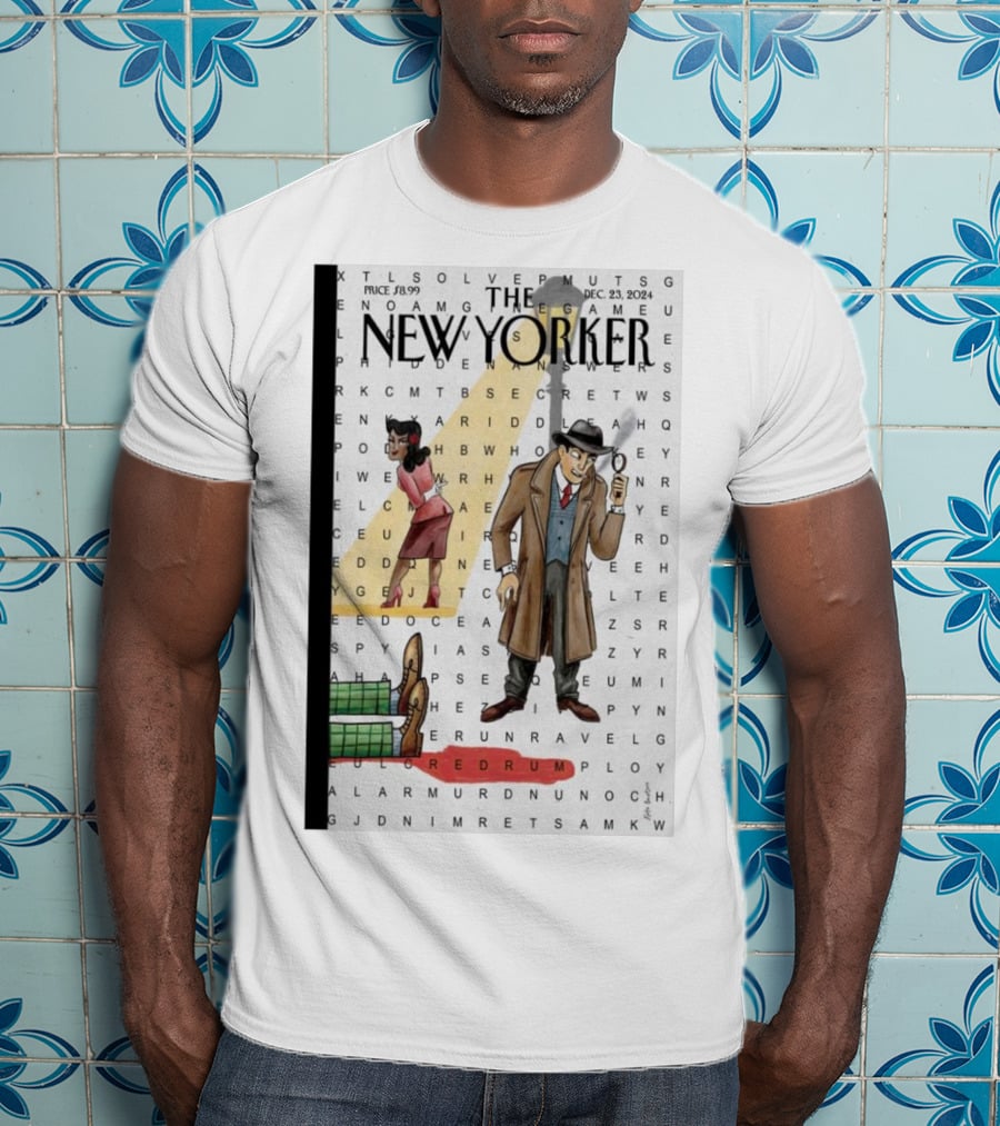 The New Yorker Kate Beaton Murder Mystery Redrum Dec 23 T-Shirt