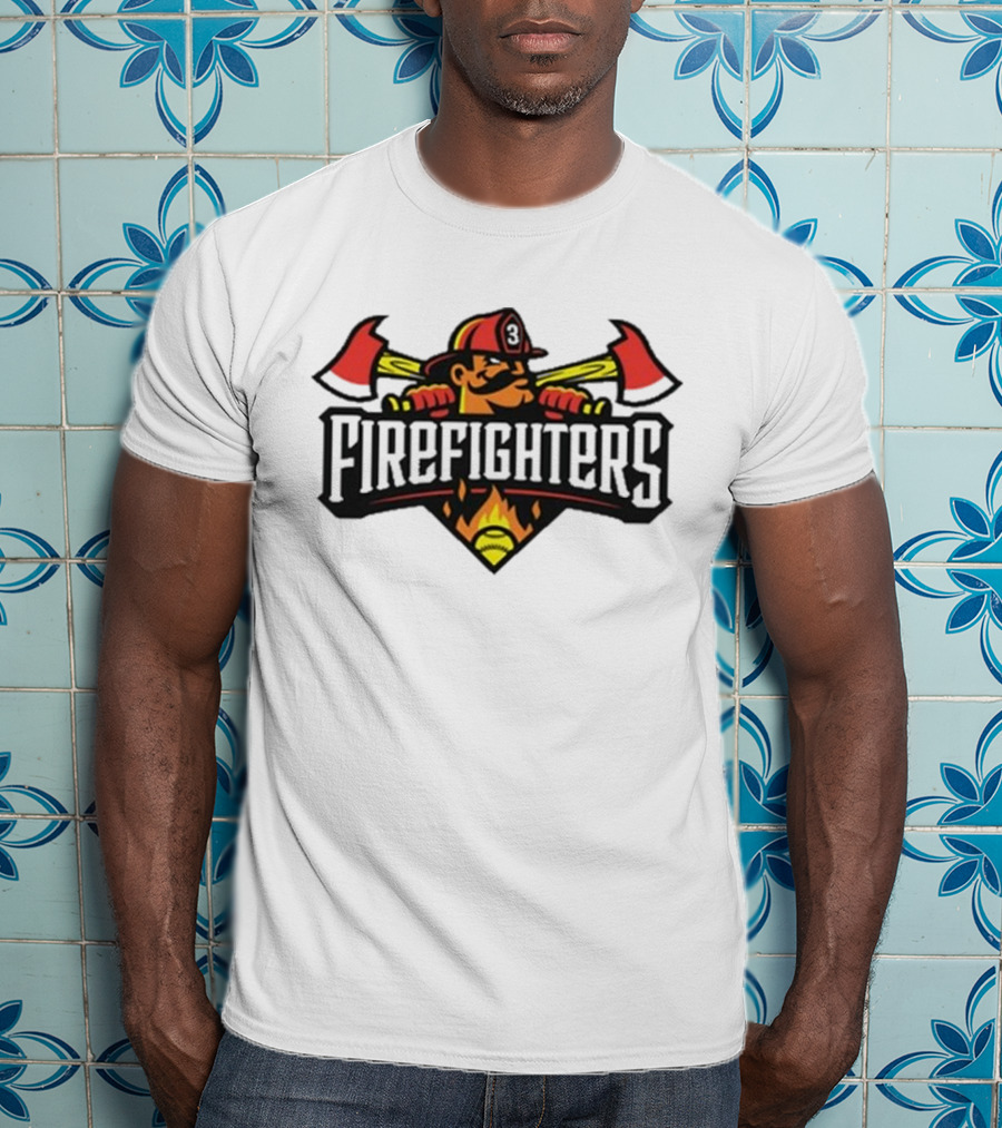 The Savannah Bananas Firefighters Logo Baseball Holiday Tailgaters New T-Shirt