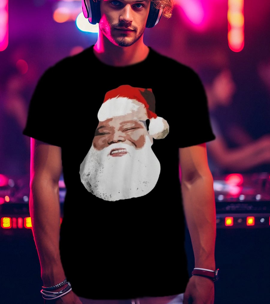 Dave Santa Claus Blunts Christmas Festive Beard T-Shirt