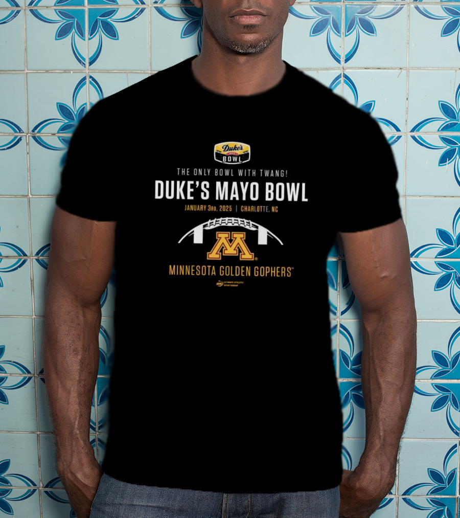 Duke's Mayo Bowl Minnesota Golden Gophers January 3rd 2025 Charlotte NC T-Shirt