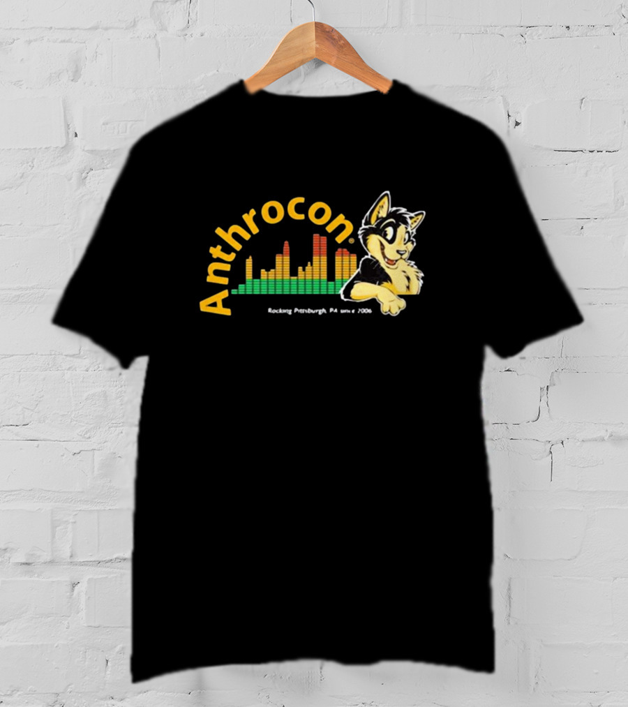 Anthrocon Rocking Pittsburgh PA Since 2006 Caleb Conomiplant T-Shirt