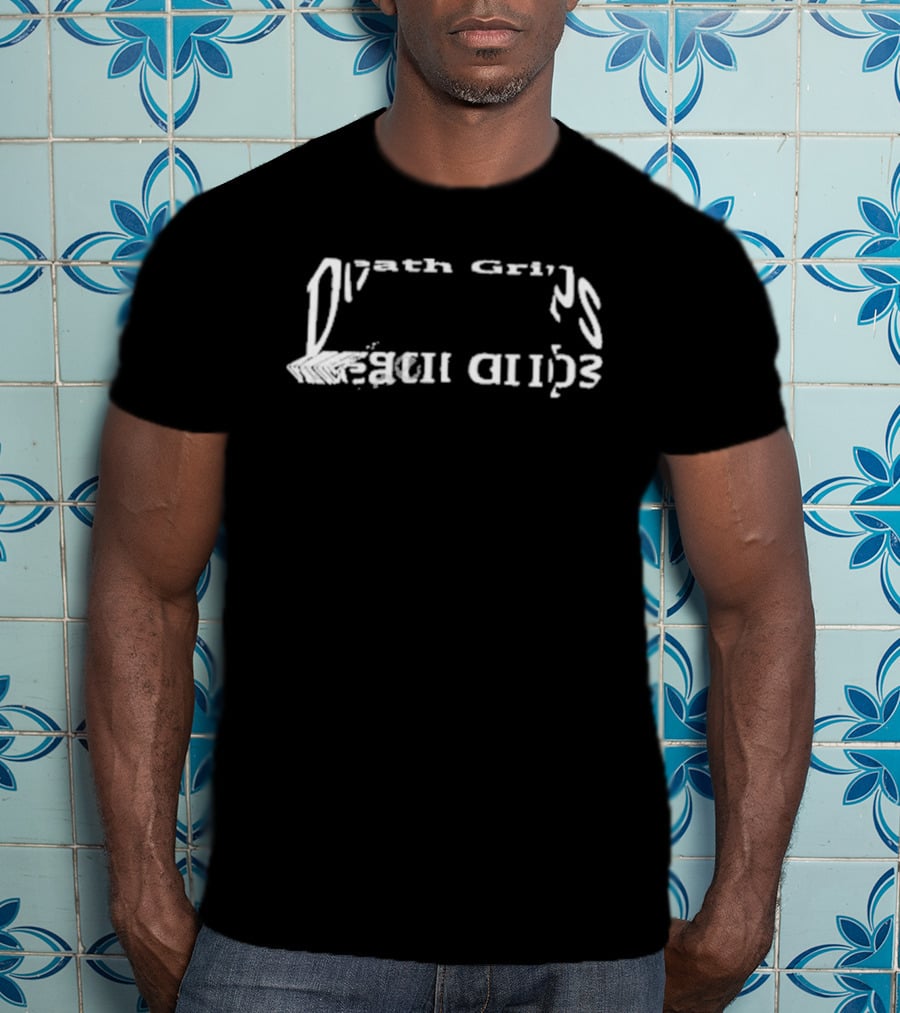 Death Grips Distorted Text Pullover T-Shirt