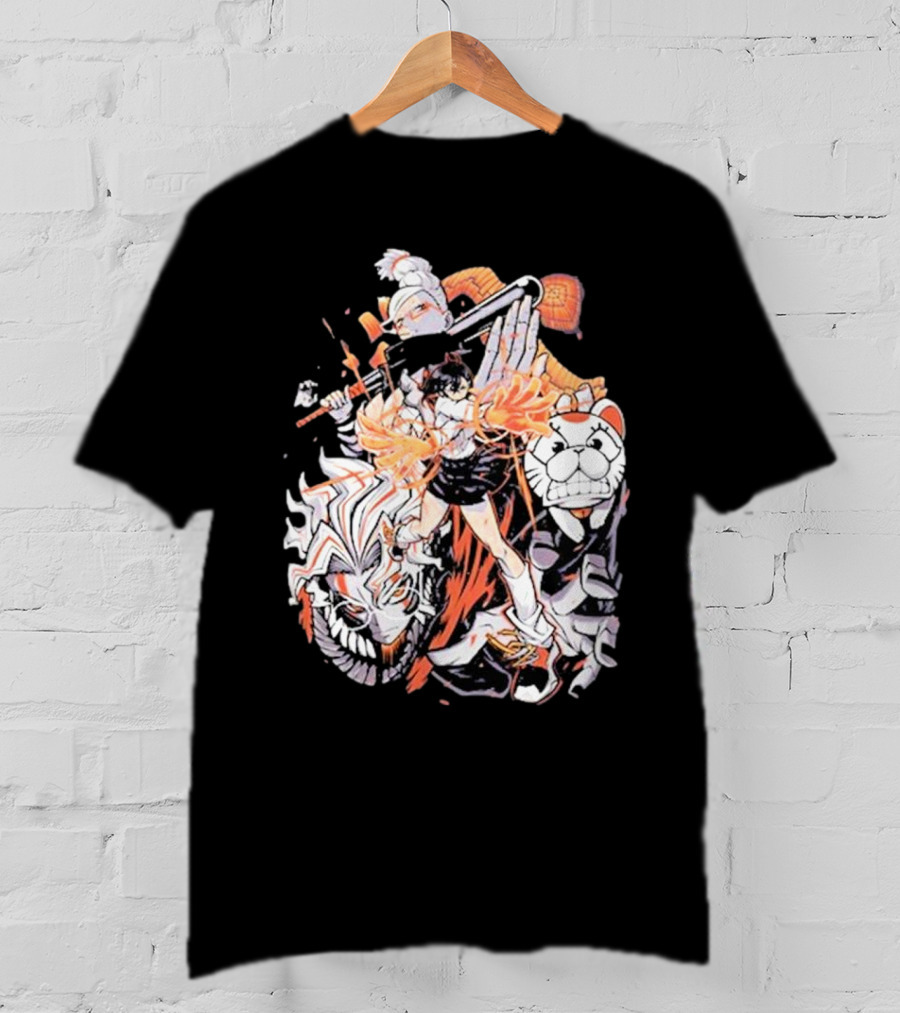 Doodle Toon Dandadan Manga Character Compilation T-Shirt