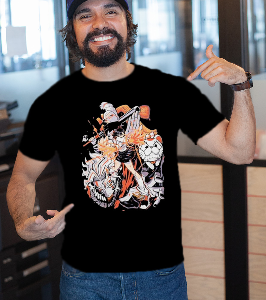 Doodle Toon Dandadan Manga Character Compilation T-Shirt