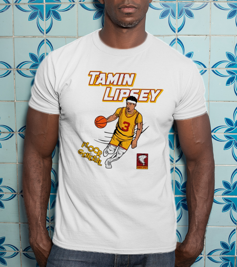 Tamin Lipsey Floor General Comic Book Superhero Iowa State Cyclones T-Shirt