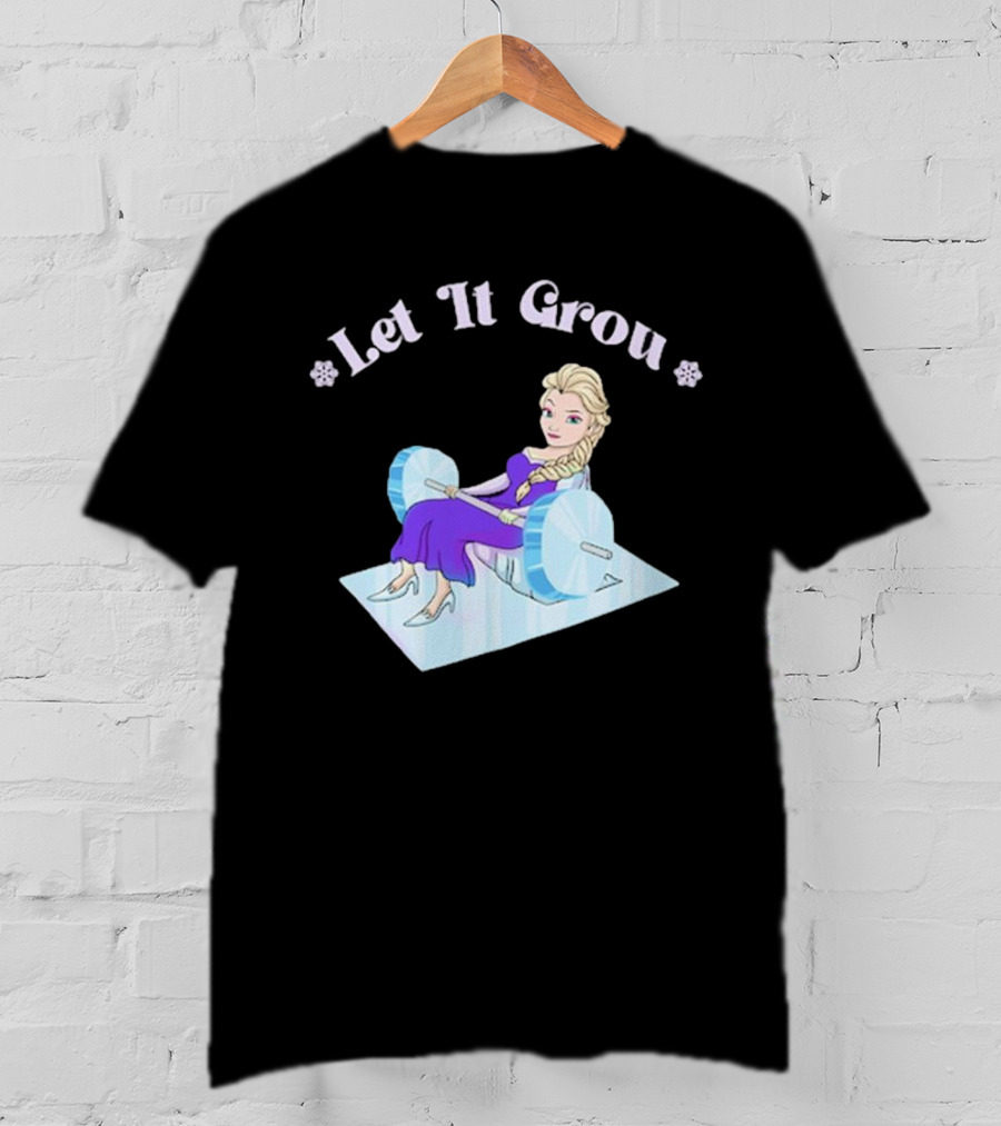 Elsa Let It Grow Frozen Exercise T-Shirt
