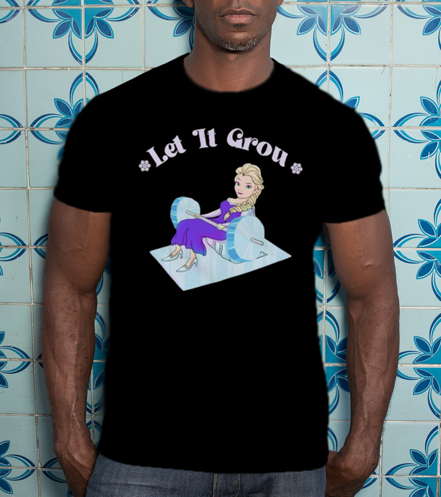 Elsa Let It Grow Frozen Exercise T-Shirt