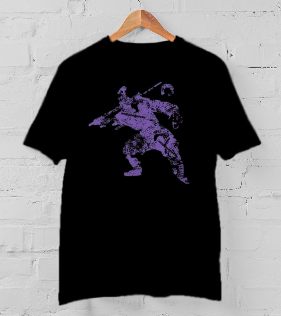 Froidcommedehors Big Fcd Violet Vintage Samurai T-Shirt