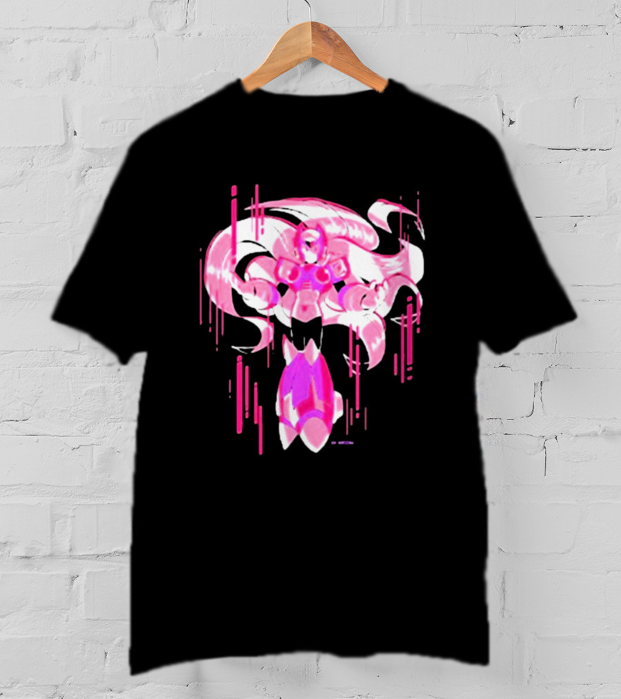 Mega Man Zero Awakened Pink Heroic Armor T-Shirt