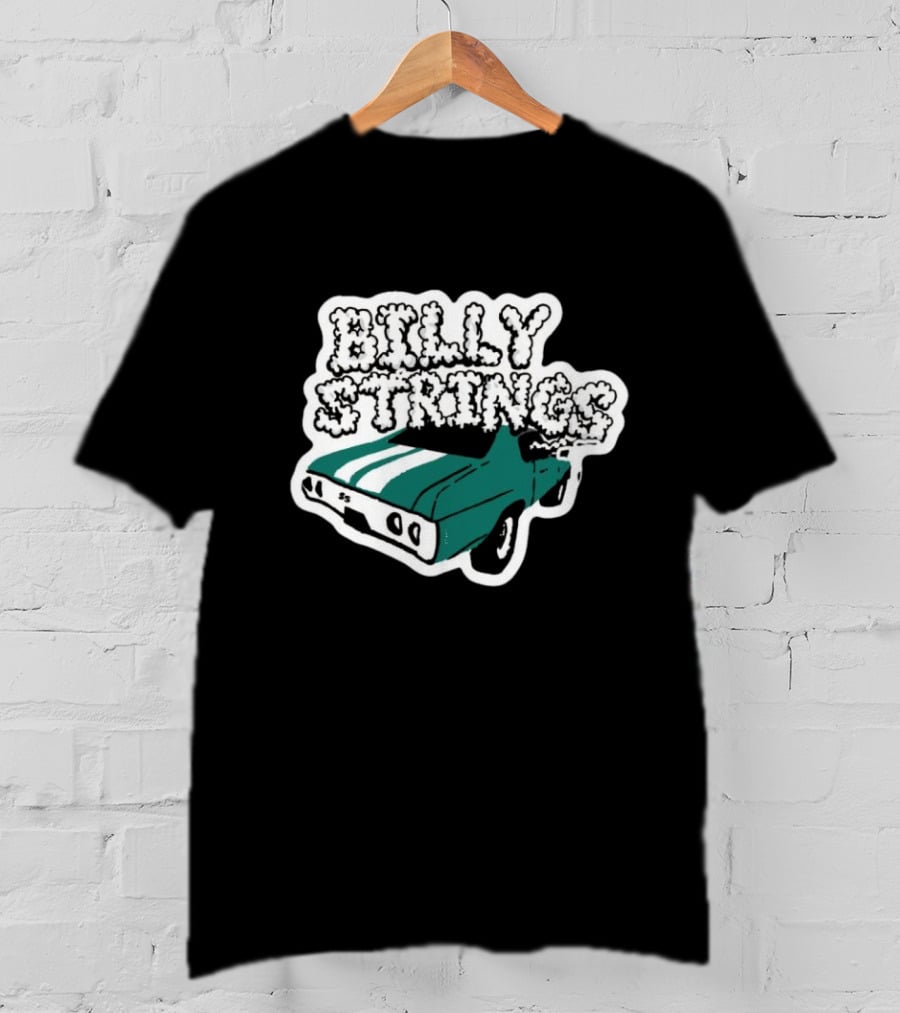 Billy Strings Imogene Willie Highway Prayers Green Car T-Shirt