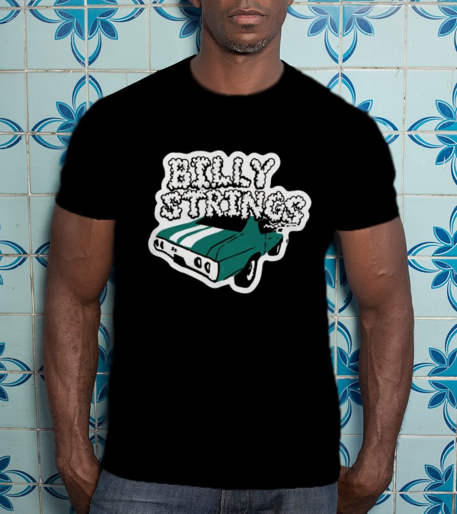 Billy Strings Imogene Willie Highway Prayers Green Car T-Shirt