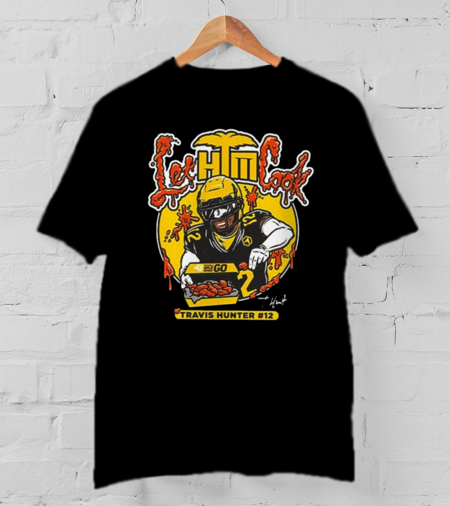 Travis Hunter Let Him Cook Buffalo Wild Wings Go #12 T-Shirt