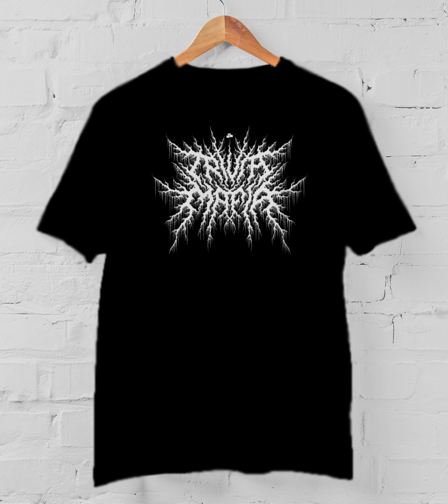 Trivia Mafia Death To False Trivia Black Metal T-Shirt