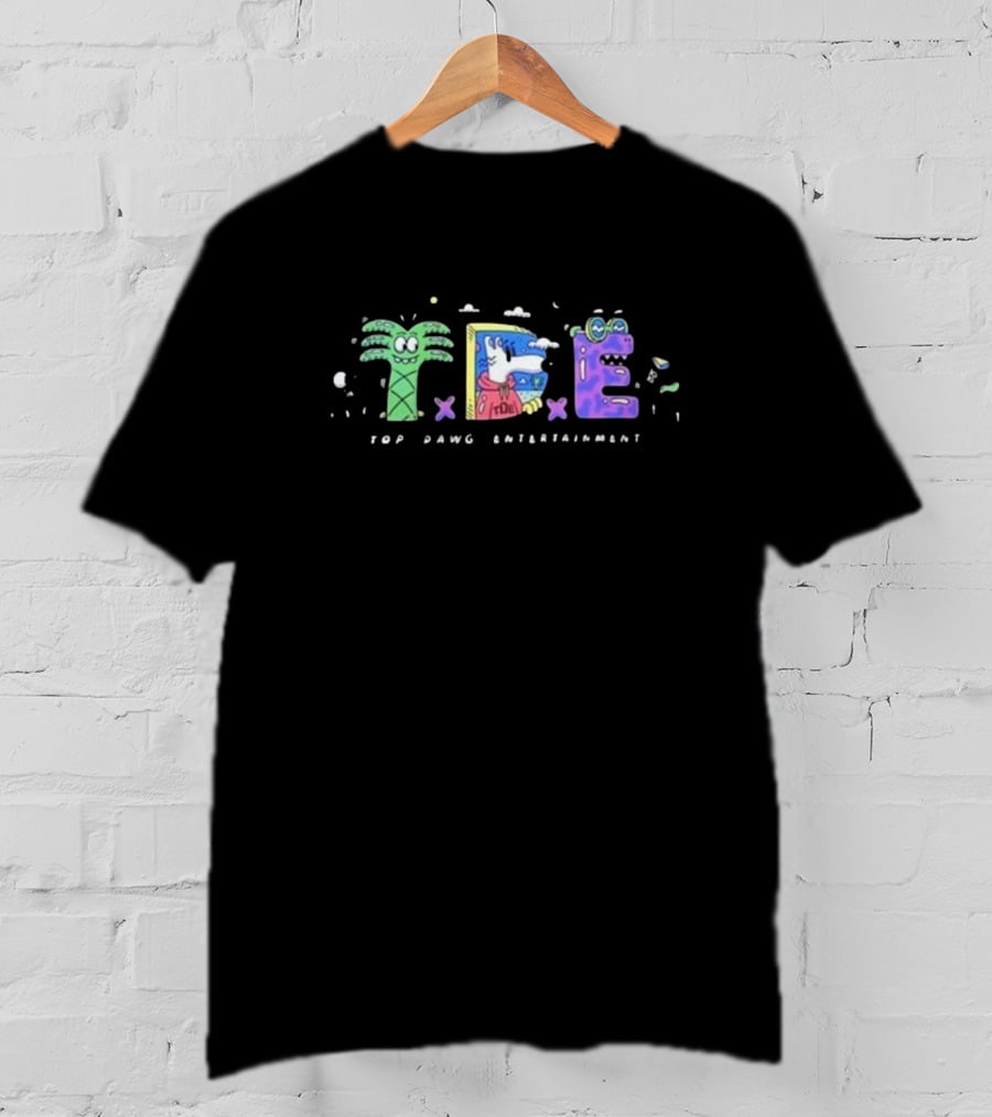 TDE X Steven Harrington Top Dawg Entertainment Collaboration T-Shirt