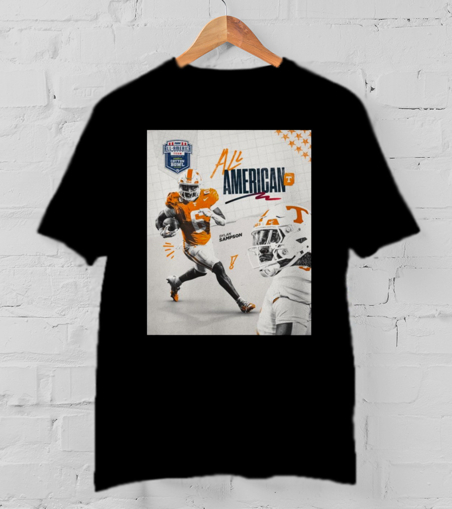 Tennessee Vols Dylan Sampson All-American Cotton Bowl T-Shirt