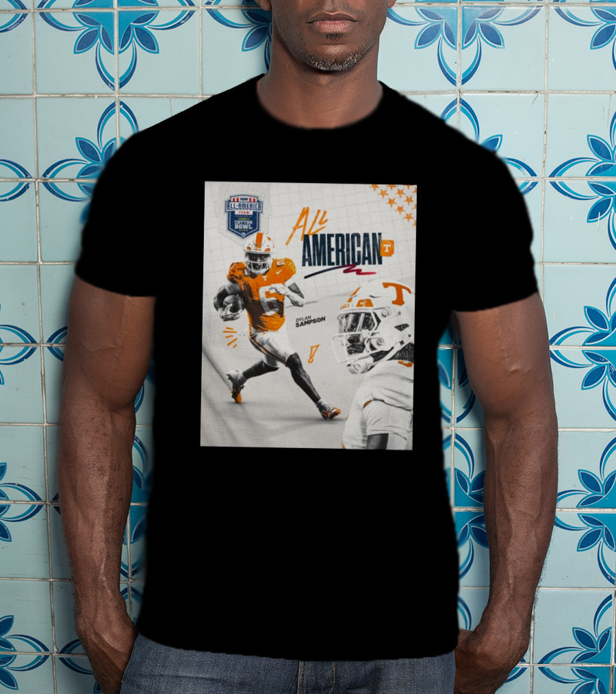 Tennessee Vols Dylan Sampson All-American Cotton Bowl T-Shirt