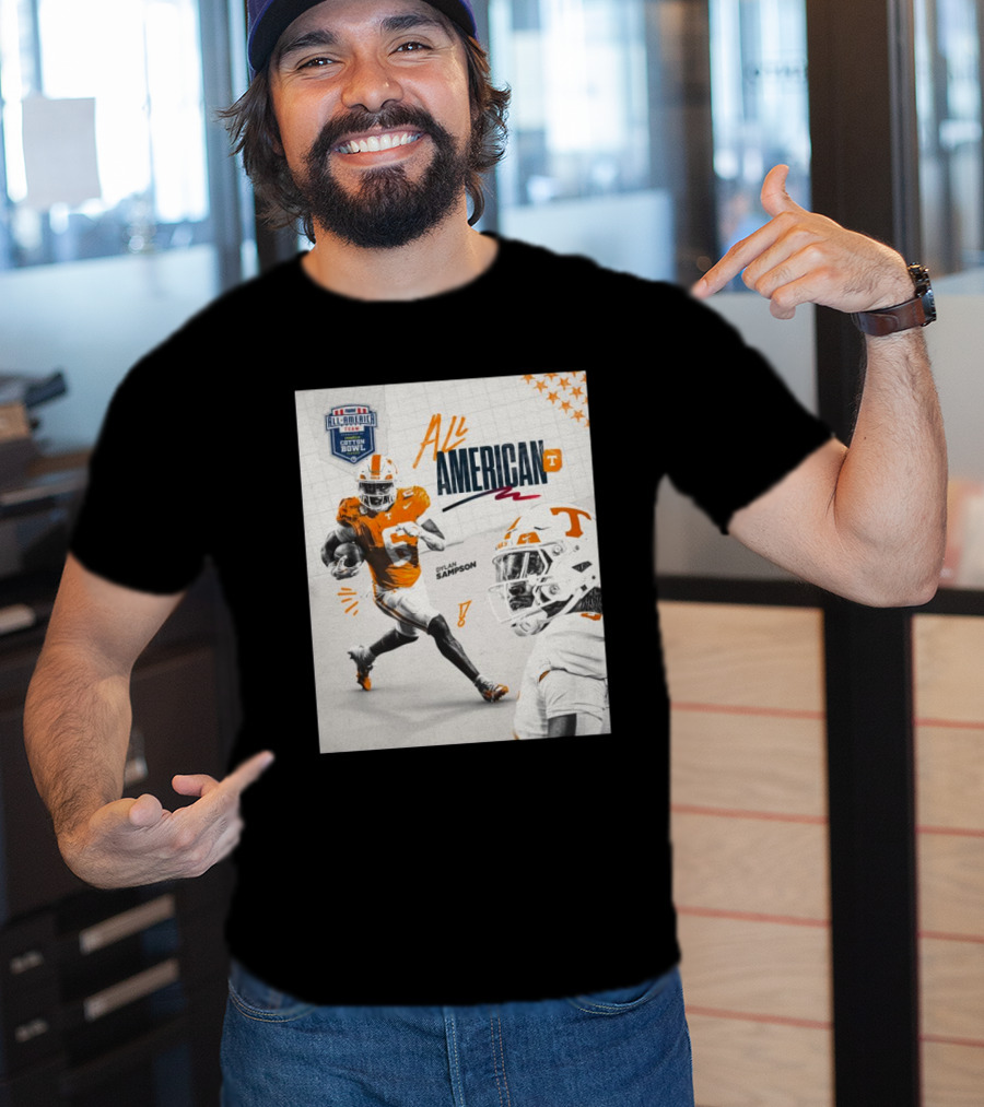 Tennessee Vols Dylan Sampson All-American Cotton Bowl T-Shirt