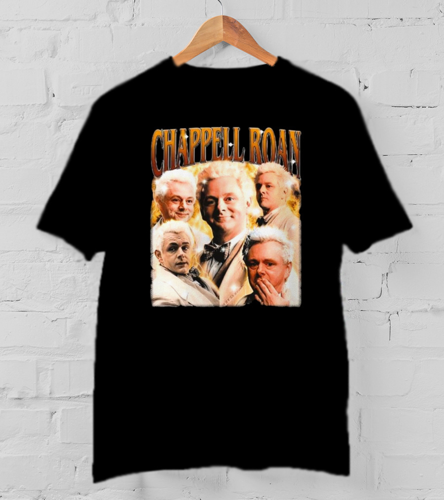Chappell Roan Aziraphale Good Omens Angelic Characters Collage T-Shirt