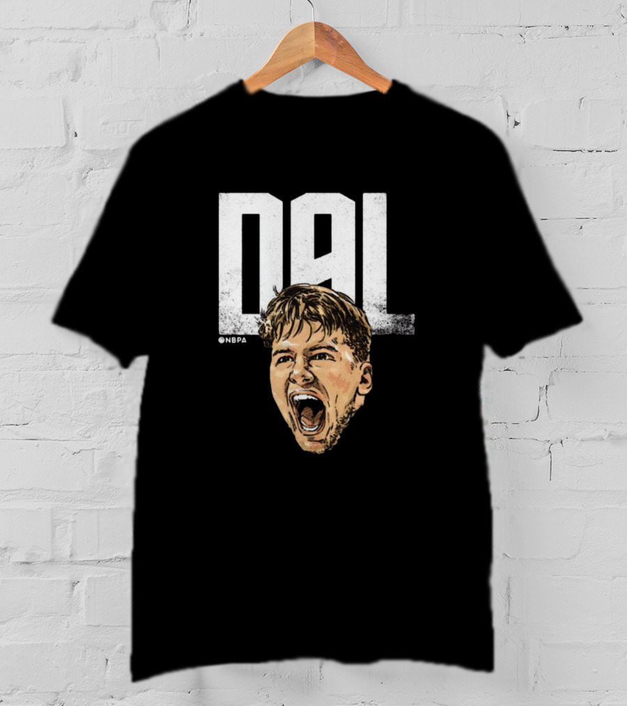 Luka Doncic DAL Dallas Mavericks NBPA Abbreviation Signature T-Shirt