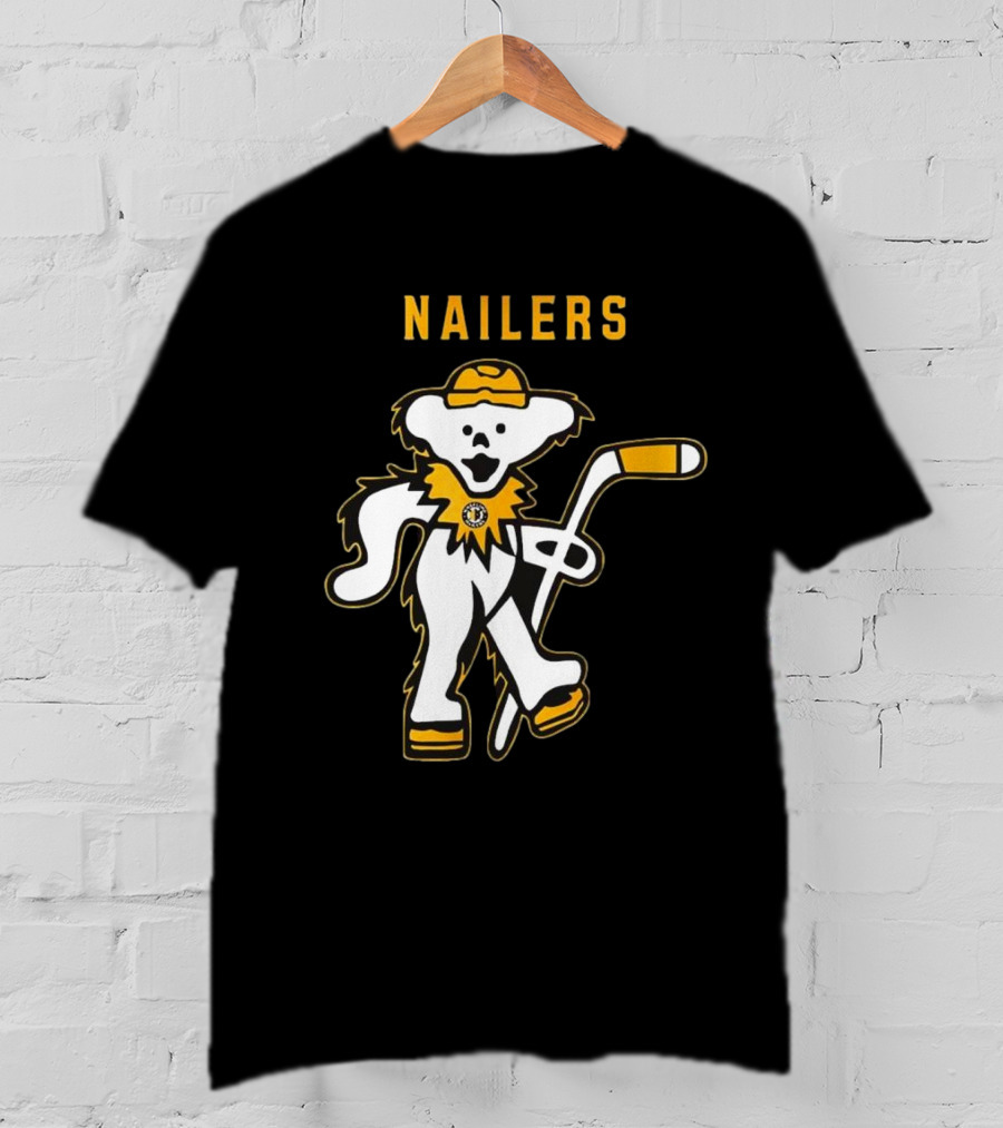 Wheeling Nailers Grateful Dead Night 2025 Happy Time Hockey Event T-Shirt