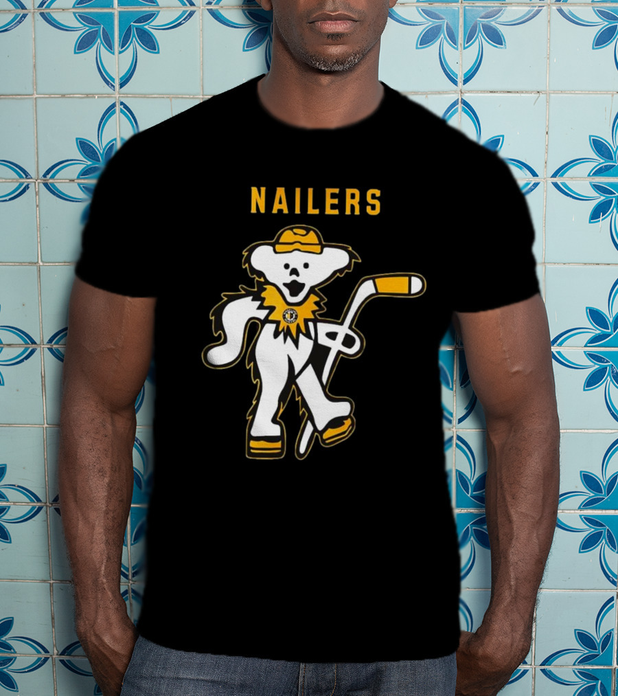 Wheeling Nailers Grateful Dead Night 2025 Happy Time Hockey Event T-Shirt