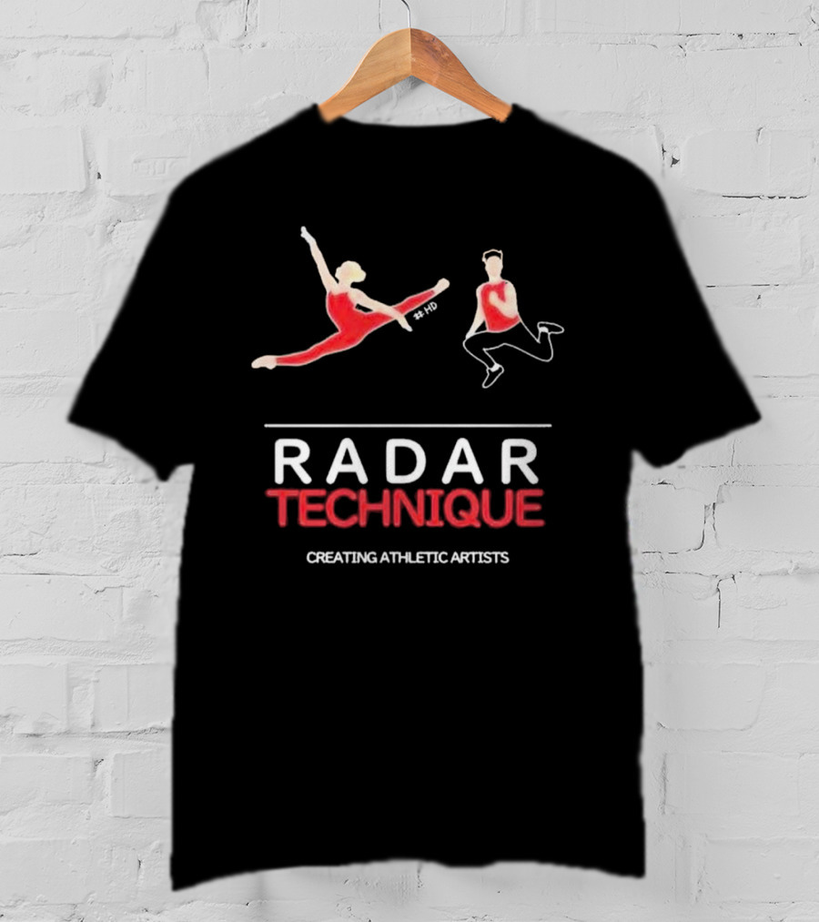 Radar Technique Creating Athletic Artists HD T-Shirt