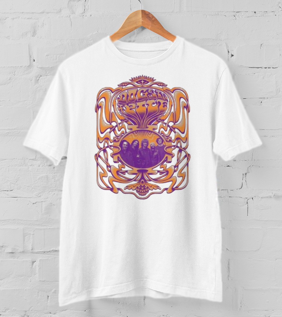 Dogs In A Pile Psychedelic Band Member T-Shirt
