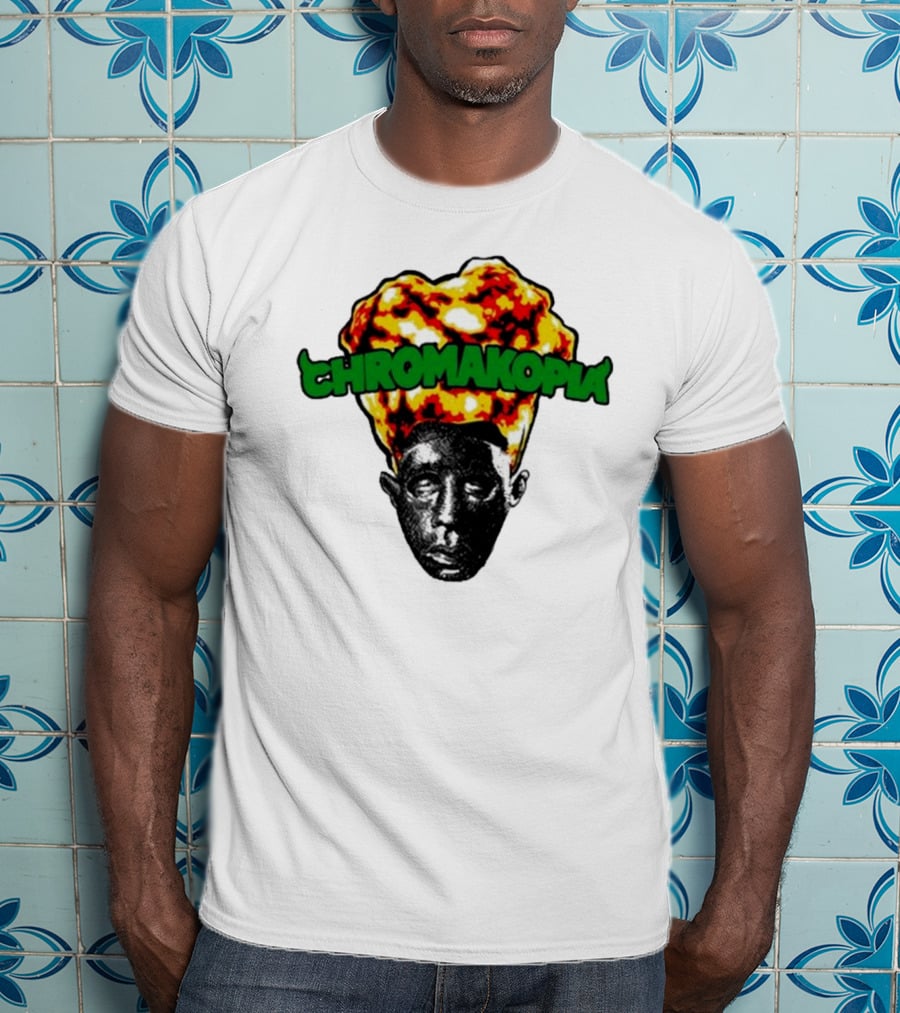 Feliciathegoat Chromakopia Fire Face With Flaming Hair T-Shirt