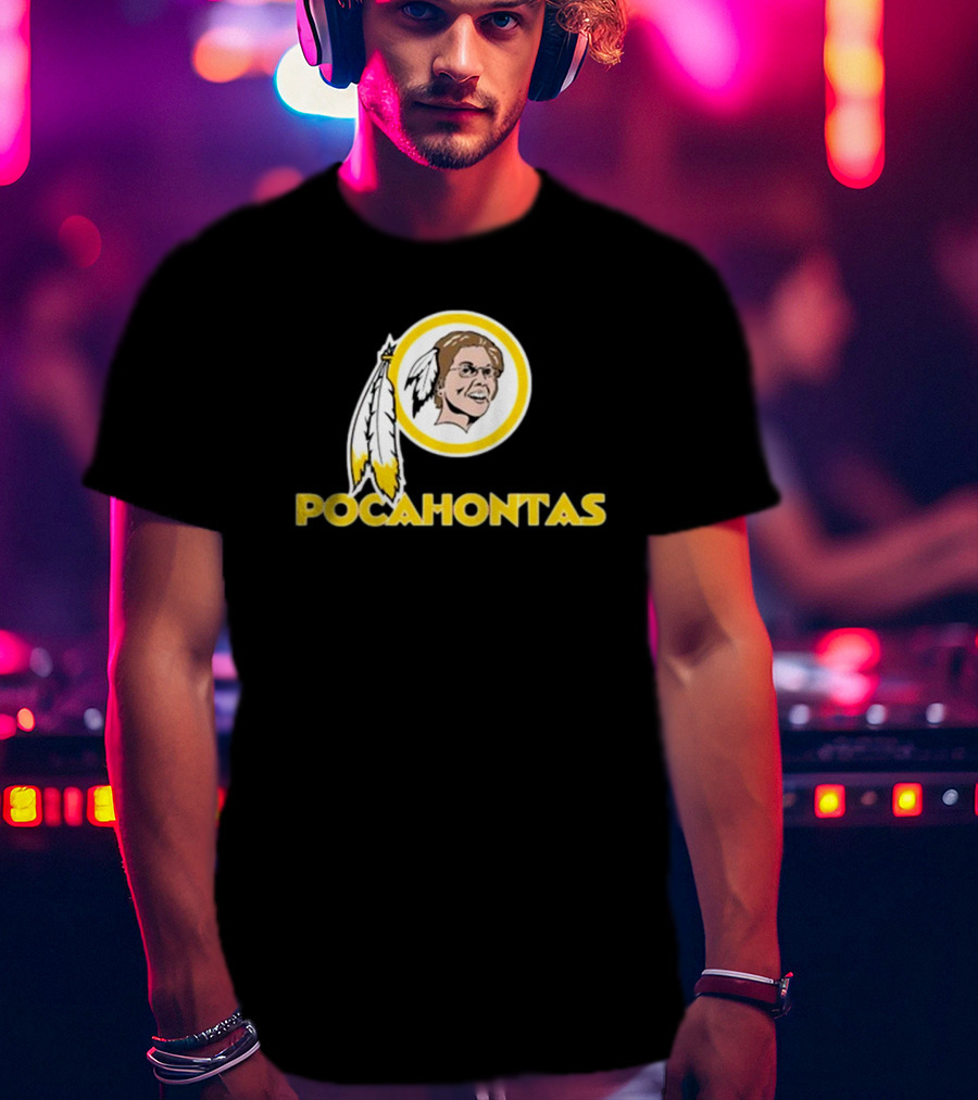 Pocahontas Redskins Parody NFL T-Shirt