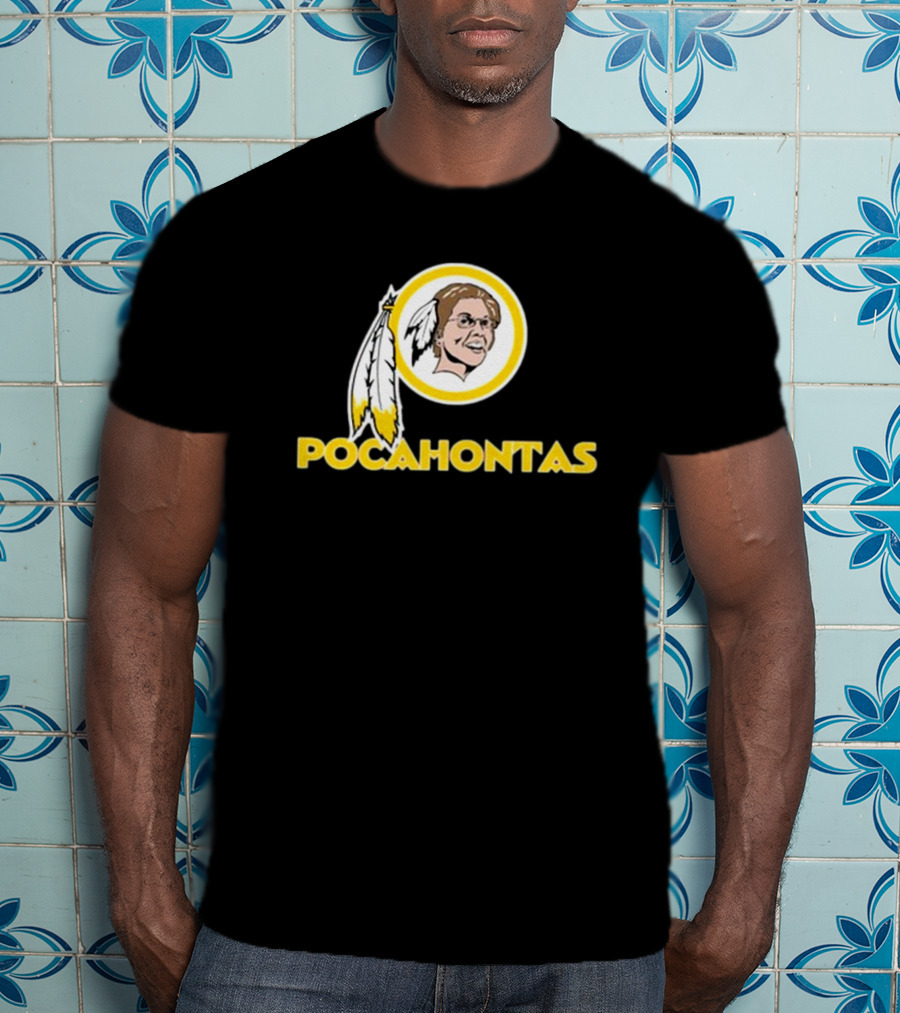 Pocahontas Redskins Parody NFL T-Shirt
