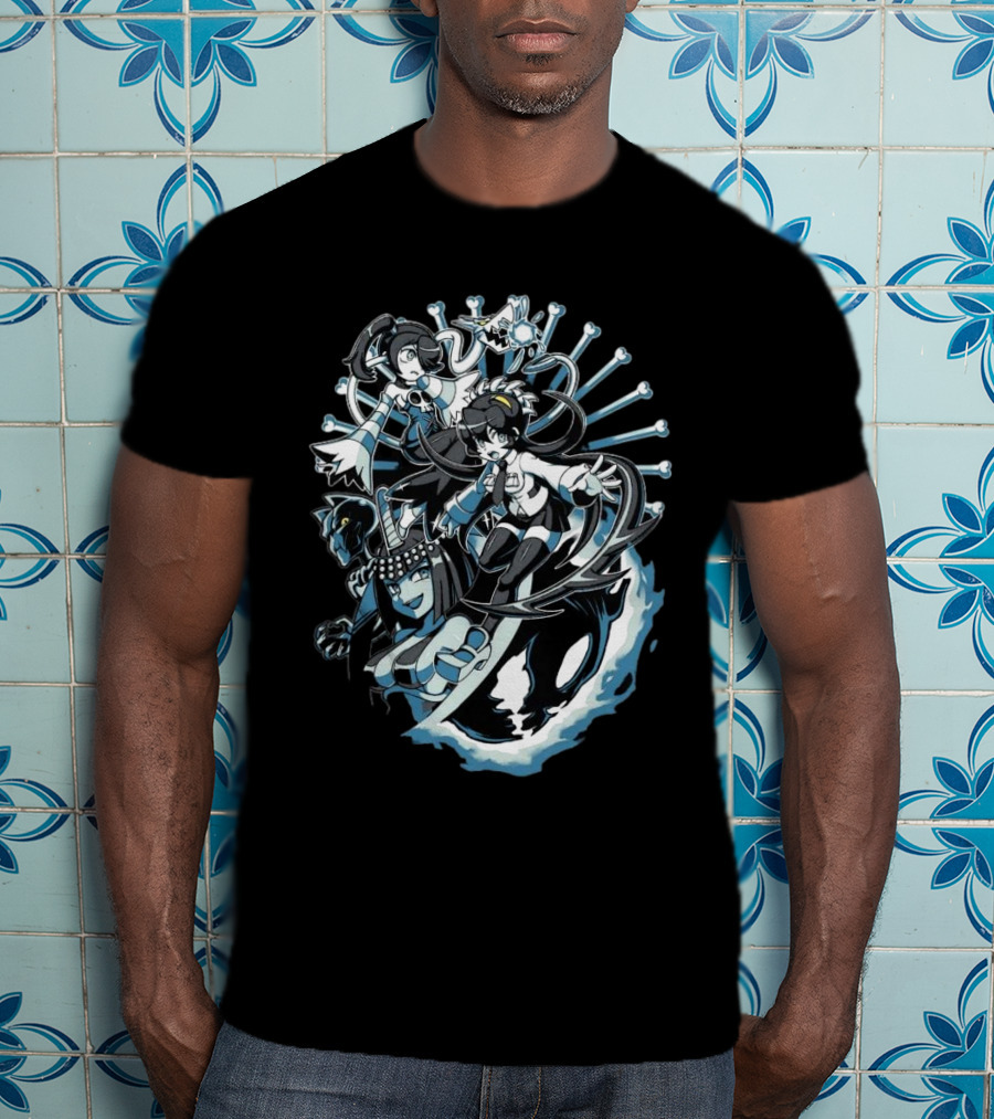Skullgirls Parasites Filia Squigly Eliza Characters T-Shirt
