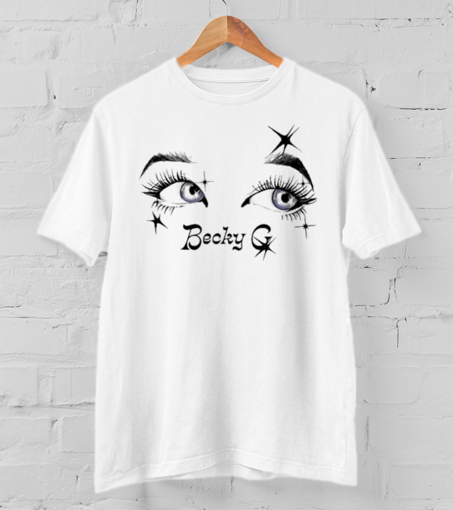 Becky G Sparkling Eyes Blue Starry Gaze T-Shirt
