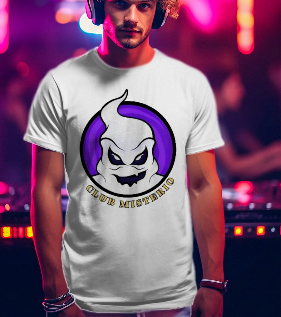 Club Misterio Ghostly Emblem T-Shirt