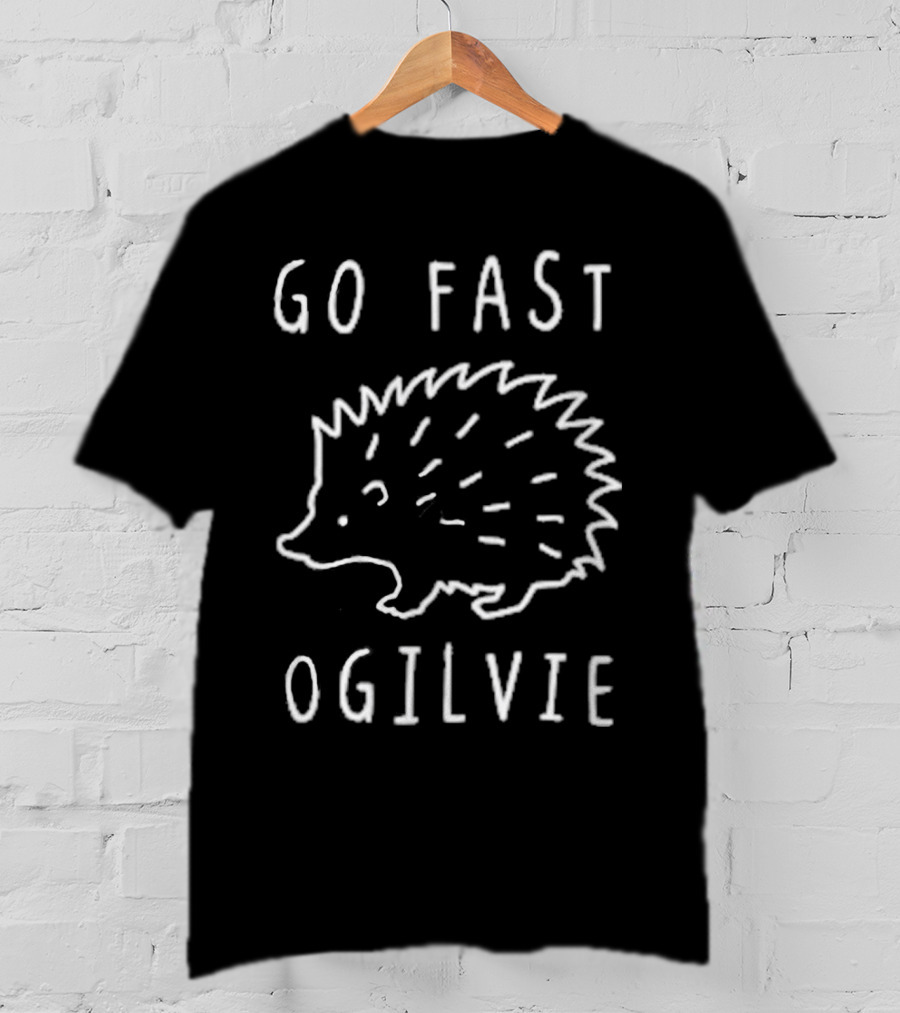Funhaus Merch Go Fast Hedgehog Ogilvie T-Shirt