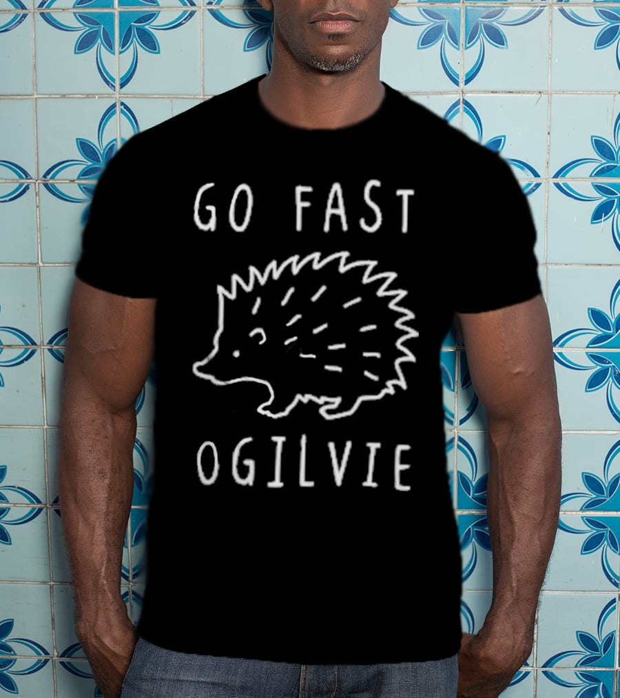 Funhaus Merch Go Fast Hedgehog Ogilvie T-Shirt