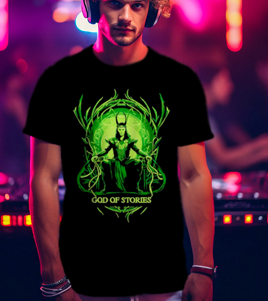 God Of Stories Loki Norse Mythology Character T-Shirt