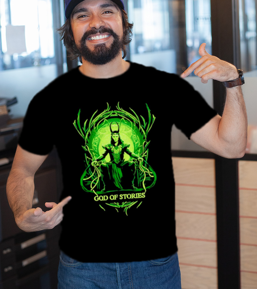God Of Stories Loki Norse Mythology Character T-Shirt