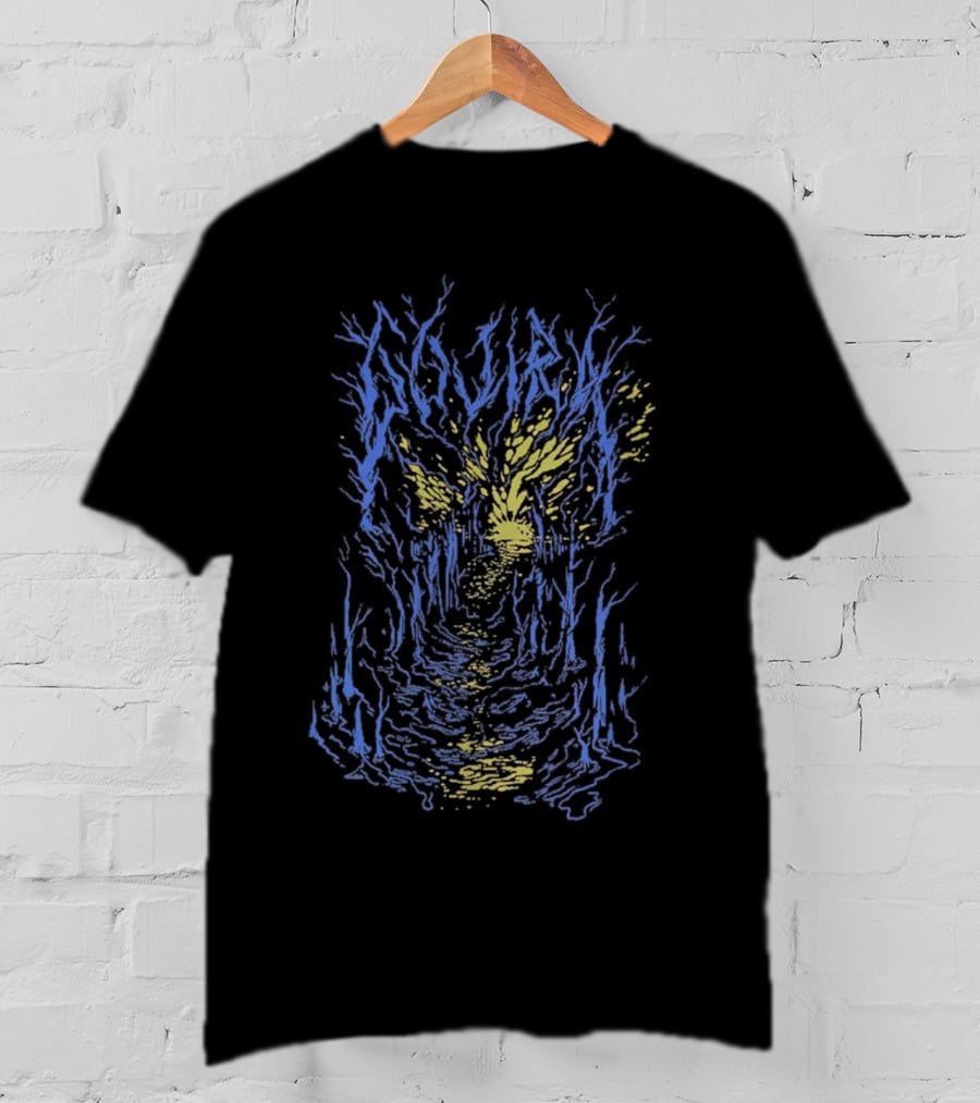 Gojira Store Blue Yellow Forest Path T-Shirt