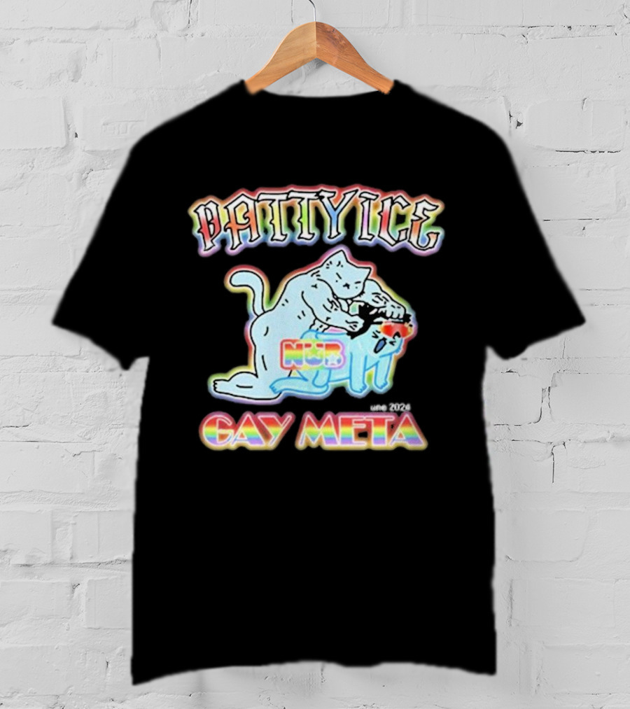 Patty Ice Cat Duo NQB Gay Meta T-Shirt